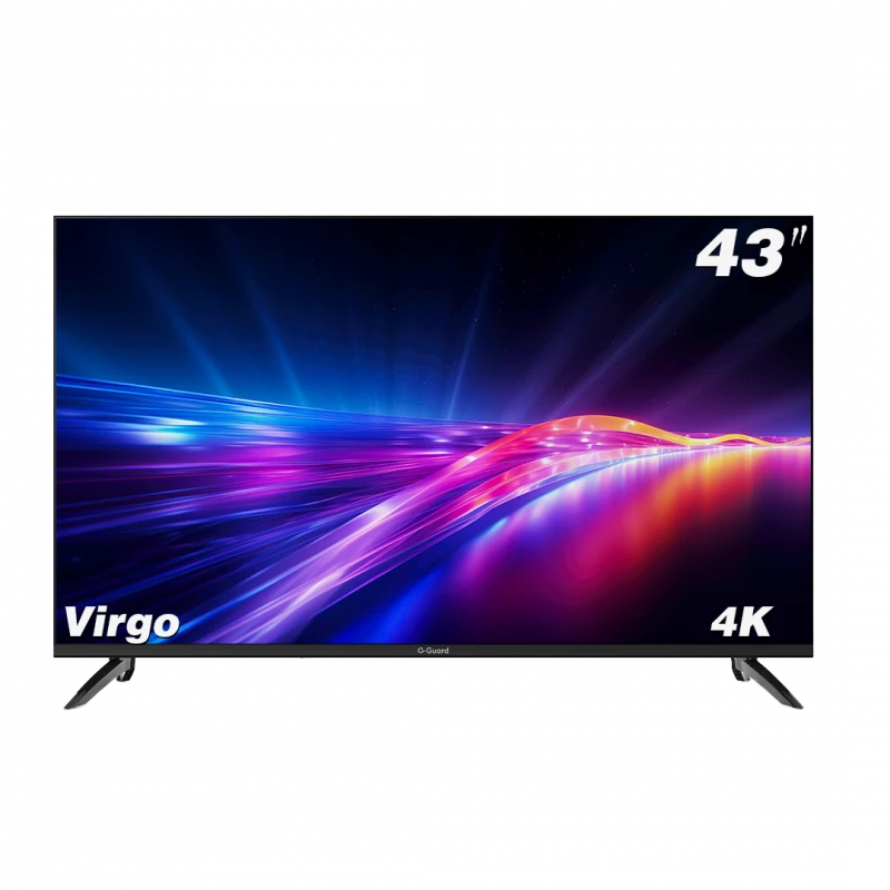 G-Guard Virgo CG 43 Inch Smart 4K UHD TV, Frameless Design, HDR10, Google TV OS - G-Guard